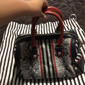 Henri Bendel striped handbag